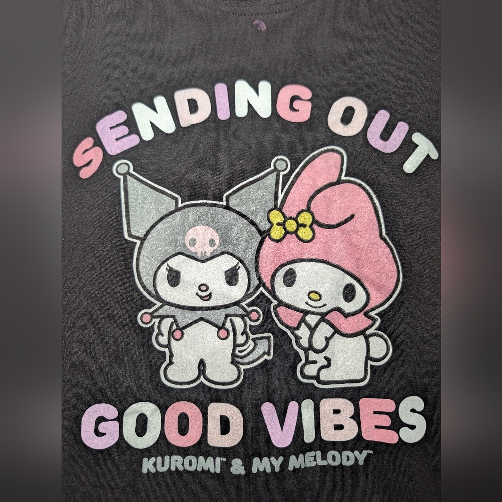 🔥 Kuromi My Melody Hello Kitty T-Shirt - Picture 2 of 6